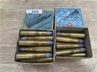 43 SPANISH VINTAGE BOXES WITH AMMO