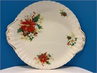 Royal Albert Poinsettia Cake Plate