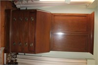 Mid 20c Chippendale Style Mahogany Secretary by