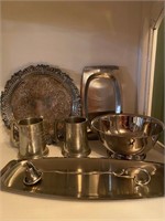 Vintage Silver and Pewter Pieces & Mid Century