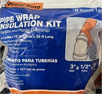 FROST KING PIPE WRAP INSULATION KIT