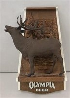 Olympia Beer Plastic Wall Hanging Elk