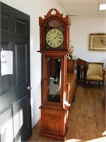 Antique Grandfather clock, 84" tall