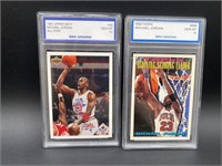 2 - Michael Jordan cards. 1991 Upper Deck, and