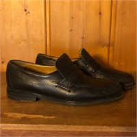 Mens Moreschi Italian Leather Slip On Shoes