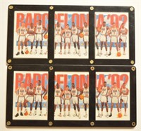 (2) 1992 Skybox USA Basketball 3 Card Sets