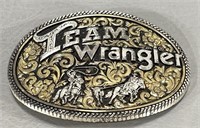 Team Wrangler Western Belt Buckle
