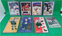 8x Hockey Cards Bobby Hull Ray Bourque Tony Esposi