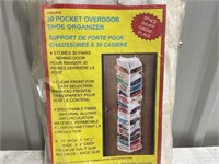 30 Pocket Overdoor Shoe Organizer