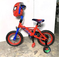 Spiderman Toddler Bike with Helmet