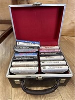 Case of Cassette Tapes and case