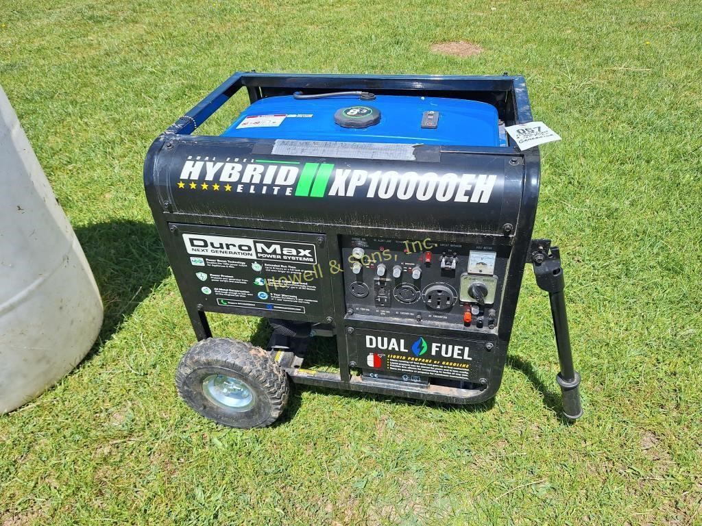 Duramax 10,000 Watt Dual Fuel Generator New