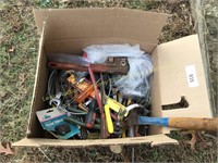 Box lot of tools