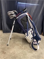 Golf Clubs with Case