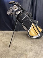 Golf Clubs with Case