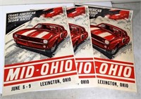 vintage Mid- Ohio race car posters