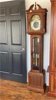 75" TALL WALNUT Emperor Grandfather Clock w/ MOON
