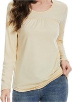 ($39) Long Sleeve Shirts for Women Crew Neck