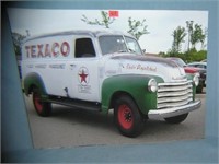 Texaco Delivery Truck retro style advertising sign