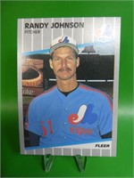 1989 Fleer Baseball Randy Johnson ,