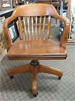 Wood Captains Office Chair