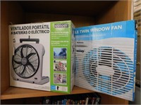 Lot Of 2 New In Box Fans