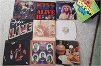 33LP Vinyl Records, KISS, Foghat, Frampton, Cher