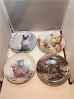 12 Collector Animal Plates