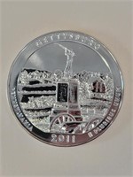 ATB 5 ozt Silver .999 Gettysburg