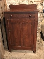 Antique 1 Drawer Over 1 Door Jelly Cupboard