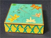 FORESIDE SET OF 6 COASTERS IN BOX- DRAGONFLIES