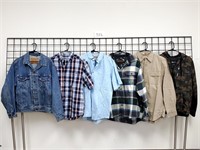 Men's Shirts and Jackets - Size Medium