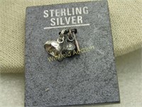 Vintage Sterling Silver Baseball Charm Set, Cap,