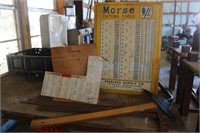 T-Squares & Metal Morse Cutting Tool Chart