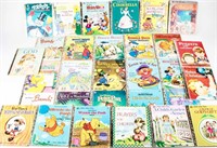 Lot of 30 Vintage Little Golden Books Disney Plus