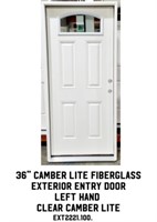 36" LH Camber Lite Fiberglass Exterior Door