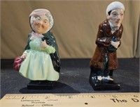 2 Royal Doulton figurines: Sairey Gamp & Scrouge