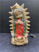 Vintage Our Lady of Guadalupe Lamp