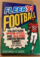 Unopened 1991 Fleer Football Cards Pack
