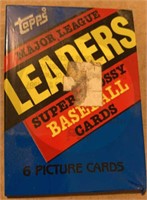 1986 Unopened Toppps Leaders Mini Cards Pack