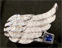 Angel Wing 18Kt Gold Diamond Ring