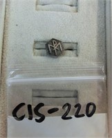 C15-220 small sterling CHI ROH lapel pin