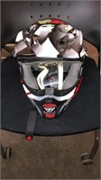 FLY RACING FULL COVERAGE HELMET & GOGGLES SIZE YL