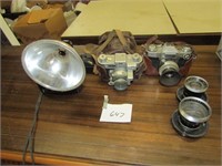 VINTAGE CAMERAS ZEISS CONTAFLEX LENSES ETC