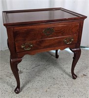 Queen Anne Style Display Table w/Drawer