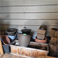 S511 Planters plus Bin w wood