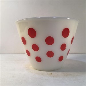 FIREKING POLKA DOT BOWL