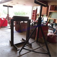 3 roller stands & plywood