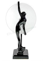 Art Deco Style Nude Figural Table Lamp