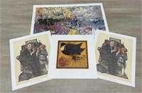 Assortment of Artwork, 4 pieces